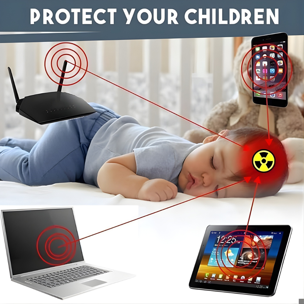 EMF Shield Protection Stickers