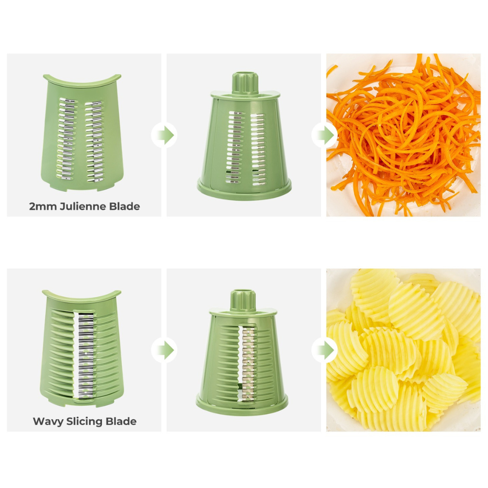 5-Blade Rotary Cheese Grater